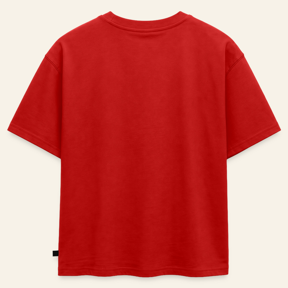 Honig Dealer Oversized Kinder T-Shirt in Rot – Rückseite ohne Druck