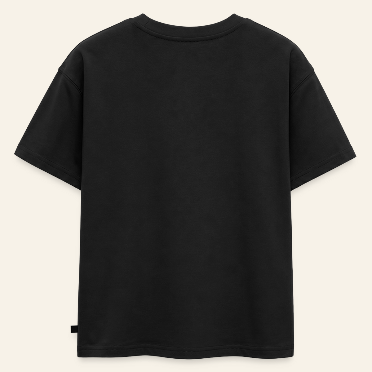 Honig Dealer Oversized Kinder T-Shirt in Schwarz – Rückseite ohne Druck
