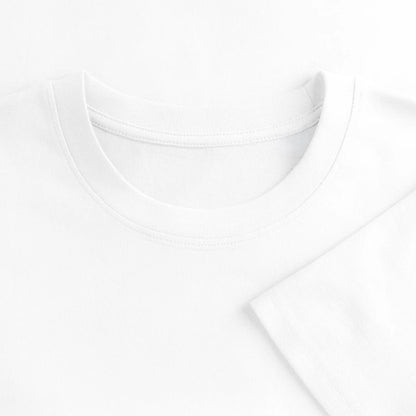 Honig Dealer Oversized Kinder T-Shirt in Weiß – Stoff im Detail
