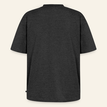 Honig Dealer Oversized T-Shirt in Anthrazit meliert – Rückseite ohne Druck