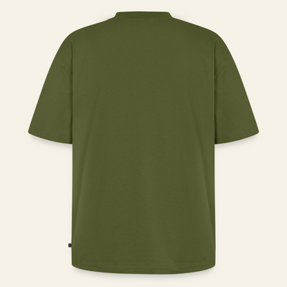 Honig Dealer Oversized T-Shirt in Khaki – Rückseite ohne Druck