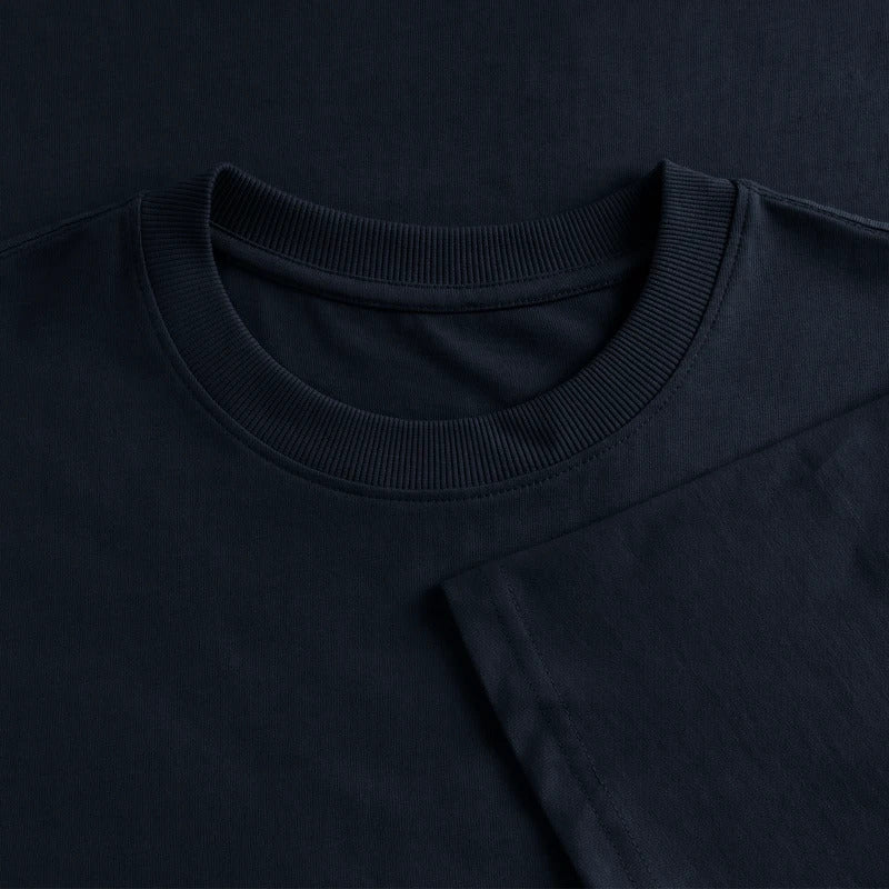 Honig Dealer Oversized T-Shirt in Navy – Stoff im Detail