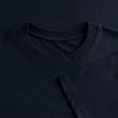 Honig Dealer Oversized T-Shirt in Navy – Stoff im Detail
