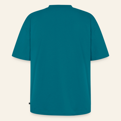 Honig Dealer Oversized T-Shirt in Petrol – Rückseite ohne Druck