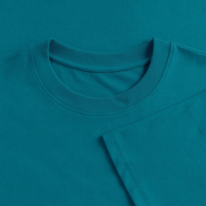 Honig Dealer Oversized T-Shirt in Petrol – Stoff im Detail