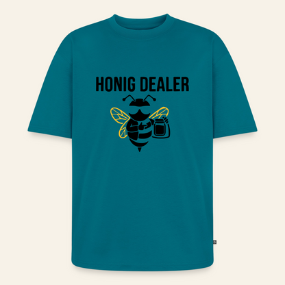 Honig Dealer Oversized T-Shirt in Petrol – Vorderseite