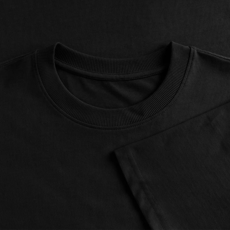 Honig Dealer Oversized T-Shirt in Schwarz – Stoff im Detail