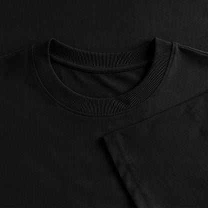 Honig Dealer Oversized T-Shirt in Schwarz – Stoff im Detail