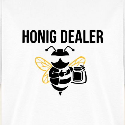 Honig Dealer Oversized T-Shirt in Weiß – Druck im Detail