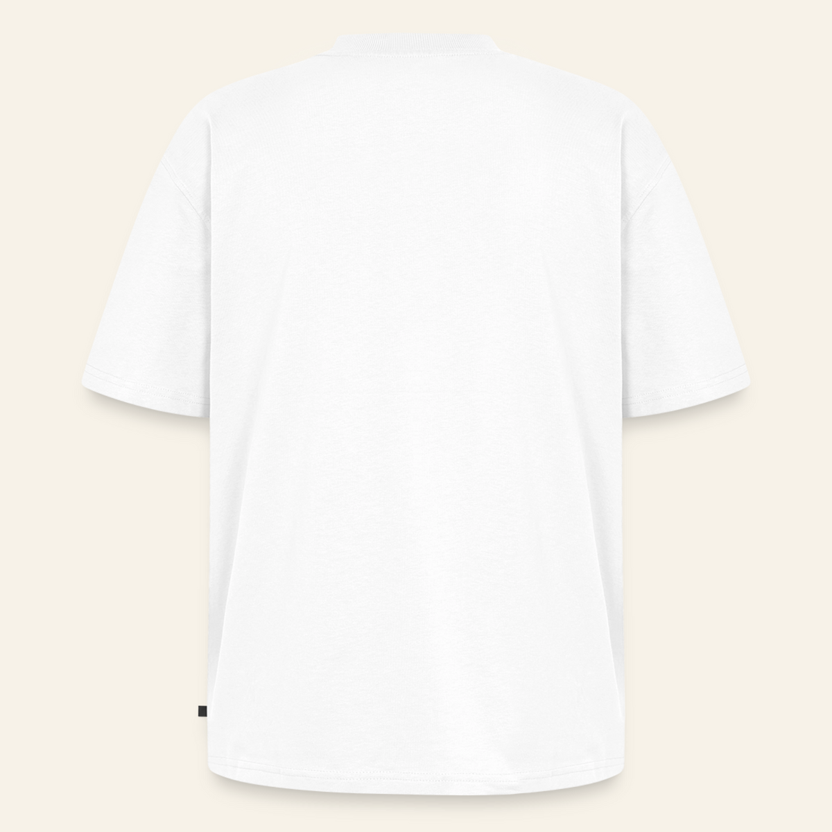 Honig Dealer Oversized T-Shirt in Weiß – Rückseite ohne Druck