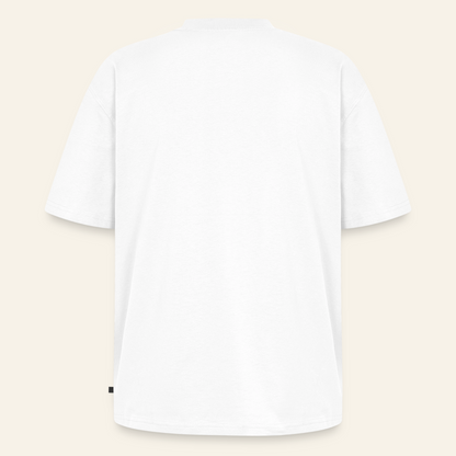 Honig Dealer Oversized T-Shirt in Weiß – Rückseite ohne Druck