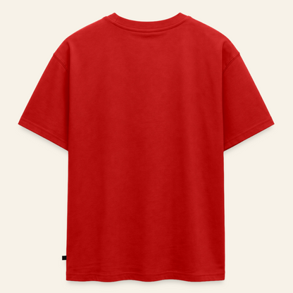 Honig Dealer Oversized Teenager T-Shirt in Rot – Rückseite ohne Druck
