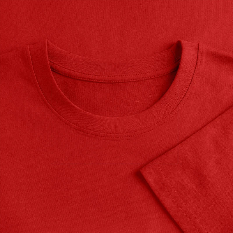 Honig Dealer Oversized Teenager T-Shirt in Rot – Stoff im Detail