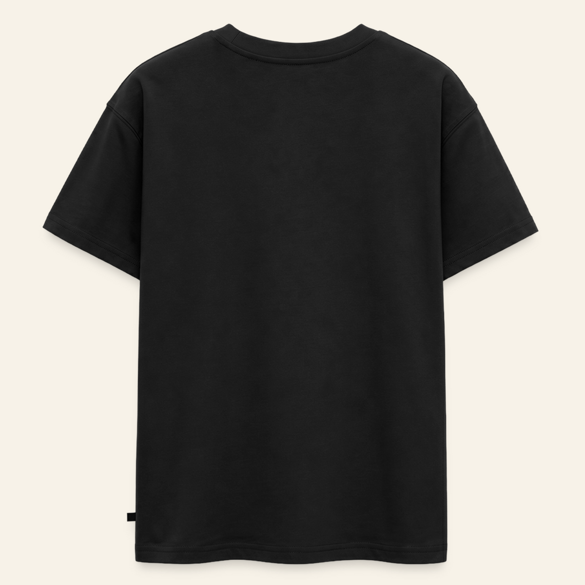 Honig Dealer Oversized Teenager T-Shirt in Schwarz – Rückseite ohne Druck