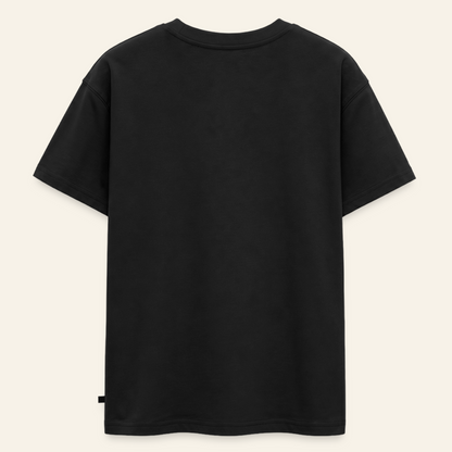 Honig Dealer Oversized Teenager T-Shirt in Schwarz – Rückseite ohne Druck