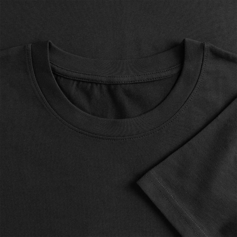 Honig Dealer Oversized Teenager T-Shirt in Schwarz – Stoff im Detail