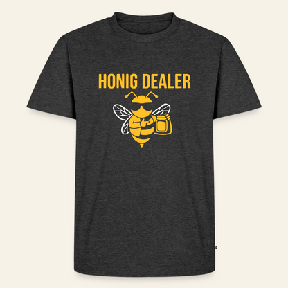 Honig Dealer T-Shirt in Anthrazit – Vorderseite