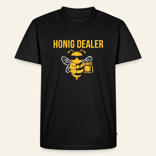 Honig Dealer T-Shirt in Schwarz – Vorderseite