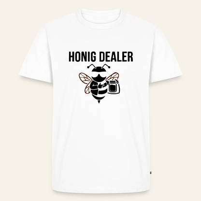 Honig Dealer T-Shirt in Weiß – Vorderseite