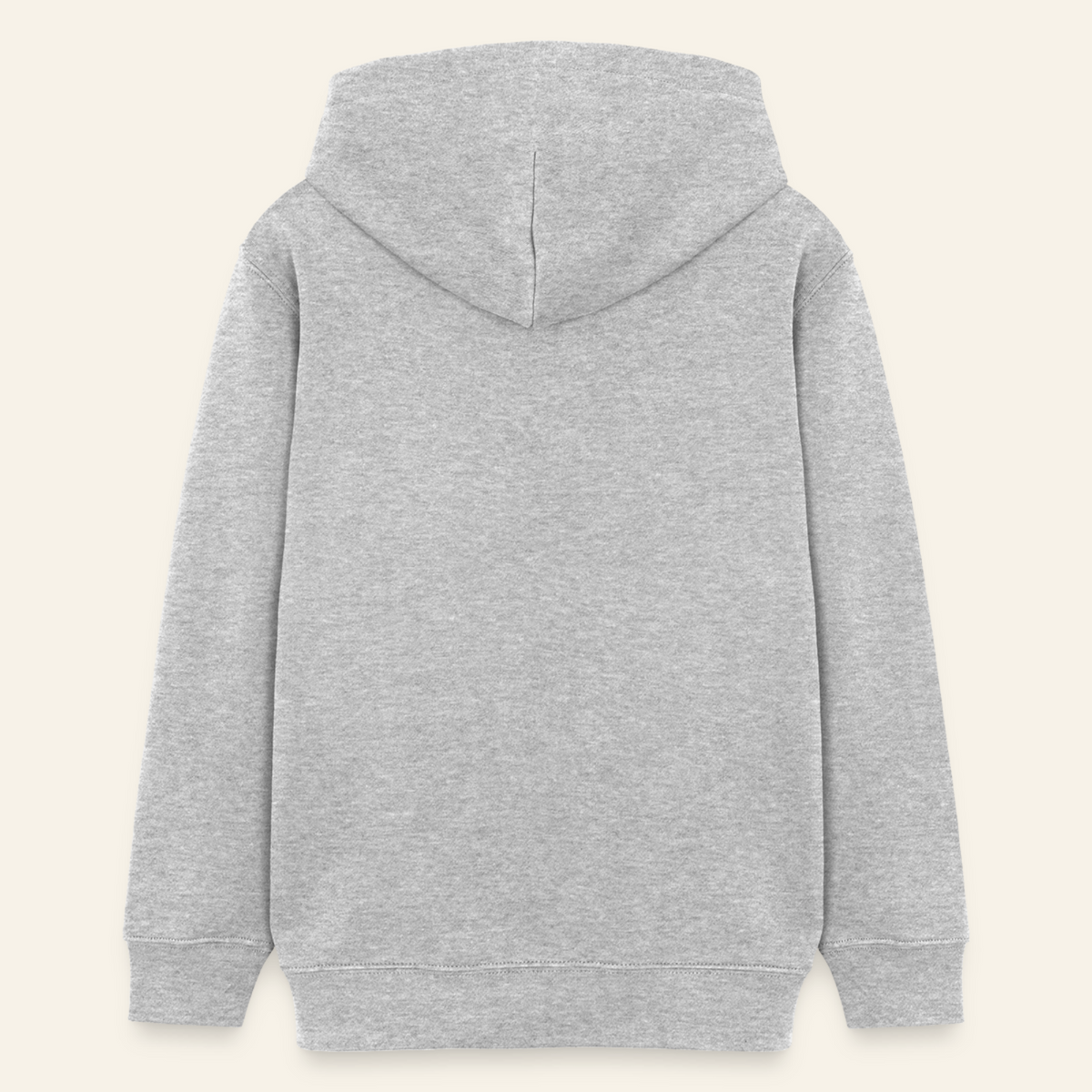 Honig Dealer Teenager Hoodie in Grau meliert – Rückseite ohne Druck