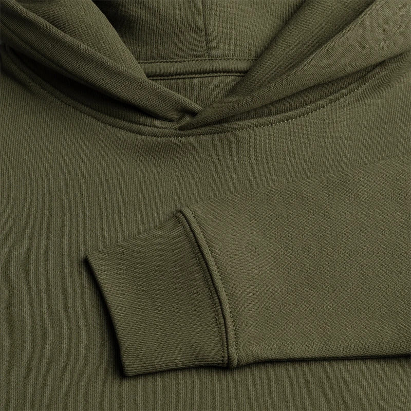Honig Dealer Teenager Hoodie in Khaki – Stoff im Detail