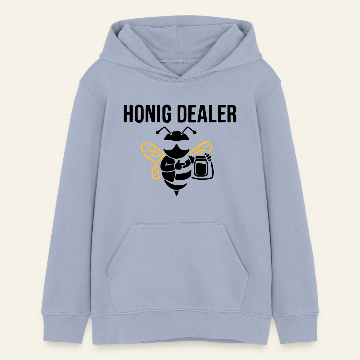 Honig Dealer Teenager Hoodie in Lavendel – Vorderseite