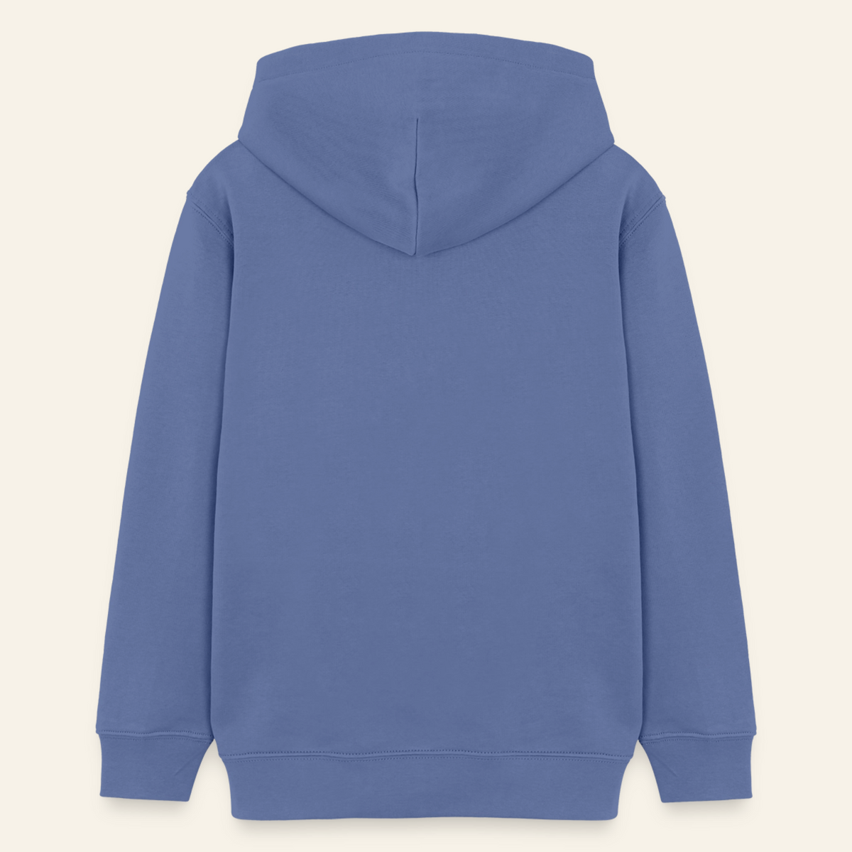 Honig Dealer Teenager Hoodie in Leuchtblau – Rückseite ohne Druck
