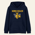 Honig Dealer Teenager Hoodie in Navy – Vorderseite