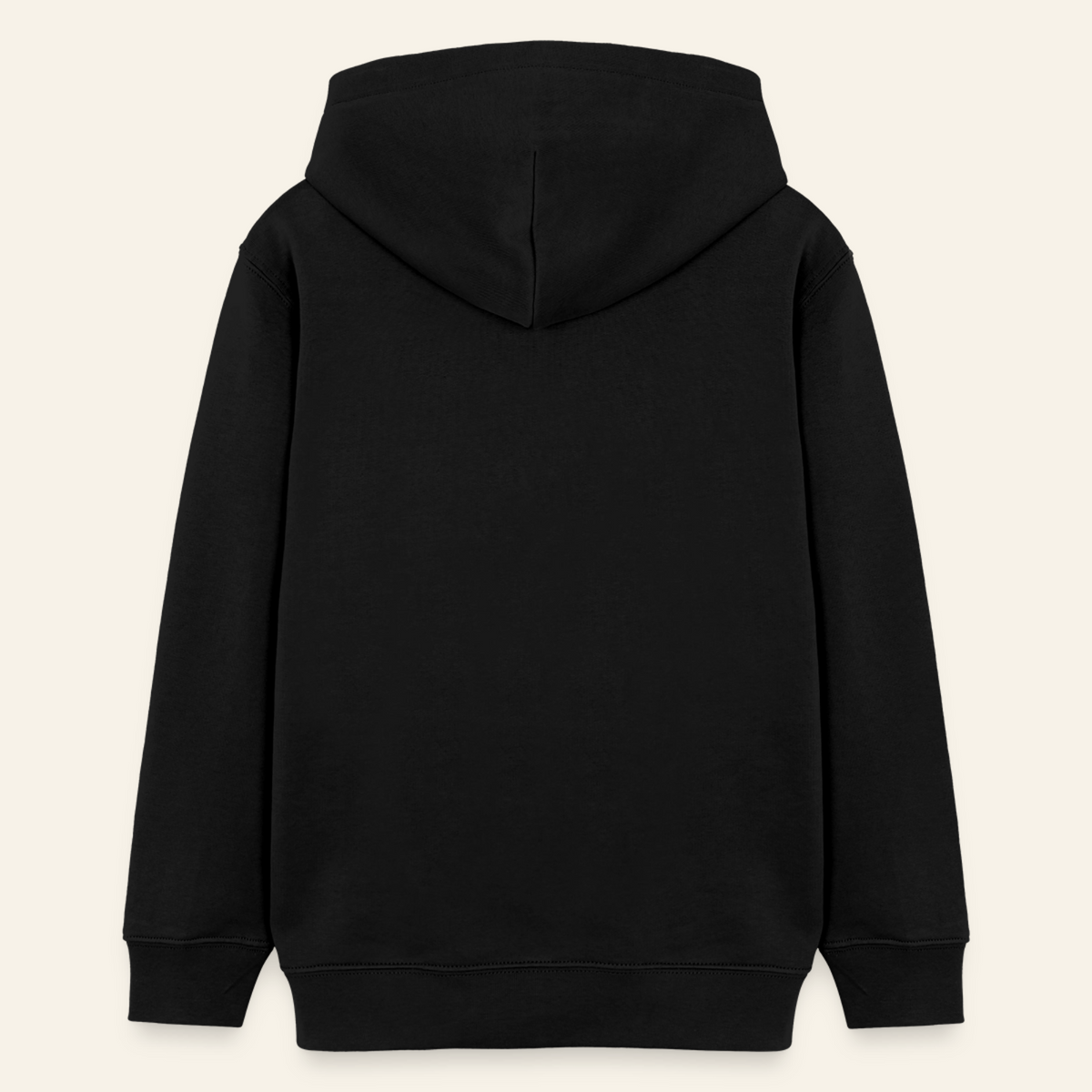 Honig Dealer Teenager Hoodie in Schwarz – Rückseite ohne Druck