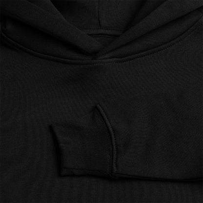 Honig Dealer Teenager Hoodie in Schwarz – Stoff im Detail