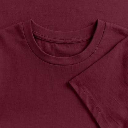 Honig Dealer Teenager T-Shirt in Burgunderrot – Stoff im Detail
