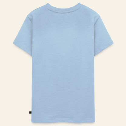 Honig Dealer Teenager T-Shirt in Hellblau – Rückseite ohne Druck