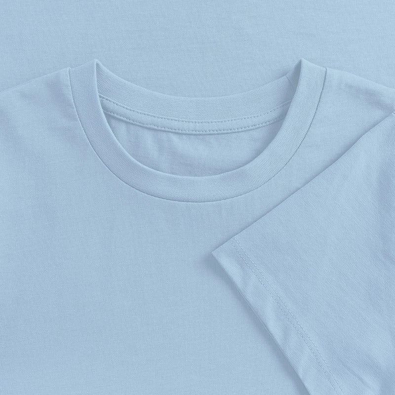 Honig Dealer Teenager T-Shirt in Hellblau – Stoff im Detail