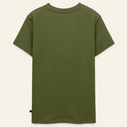 Honig Dealer Teenager T-Shirt in Khaki – Rückseite ohne Druck