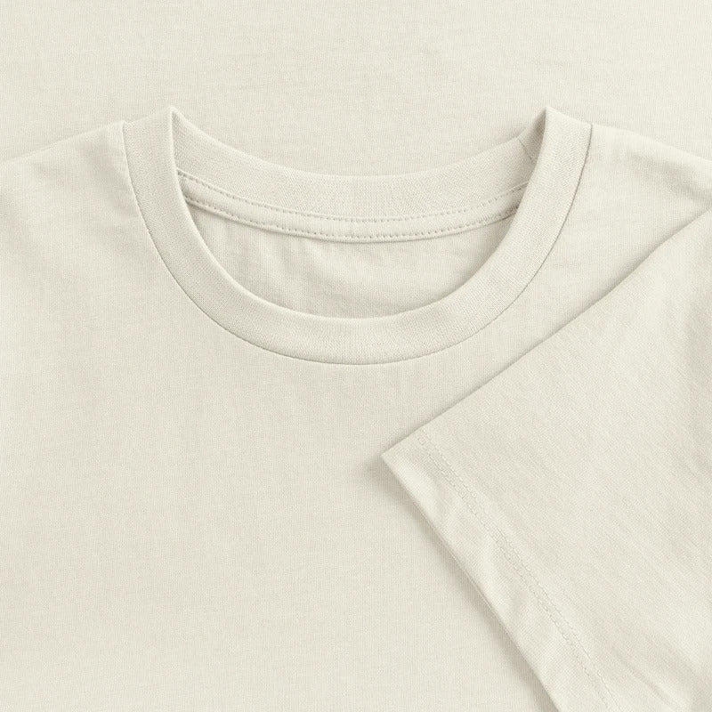 Honig Dealer Teenager T-Shirt in Naturweiß – Stoff im Detail
