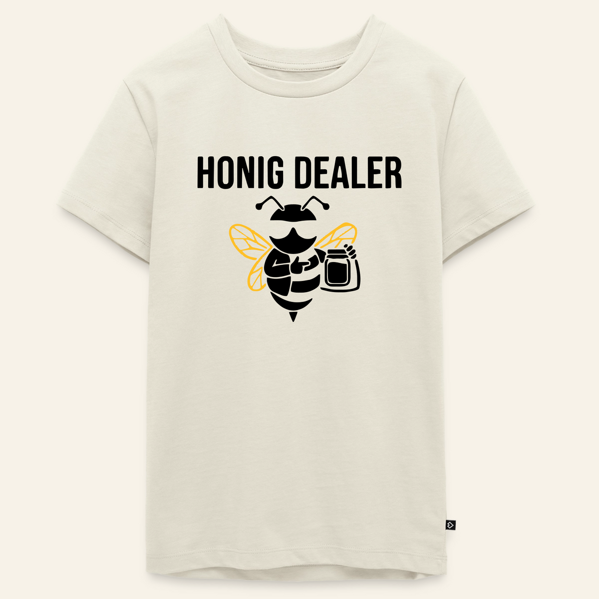 Honig Dealer Teenager T-Shirt in Naturweiß – Vorderseite