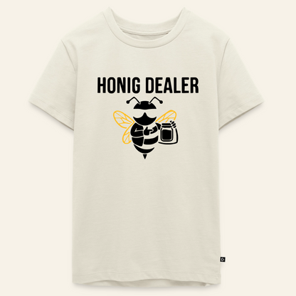 Honig Dealer Teenager T-Shirt in Naturweiß – Vorderseite