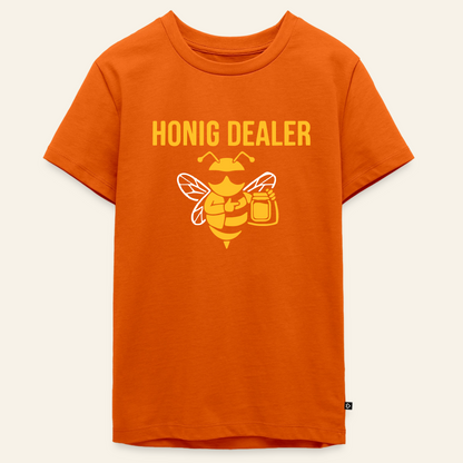Honig Dealer Teenager T-Shirt in Orange – Vorderseite