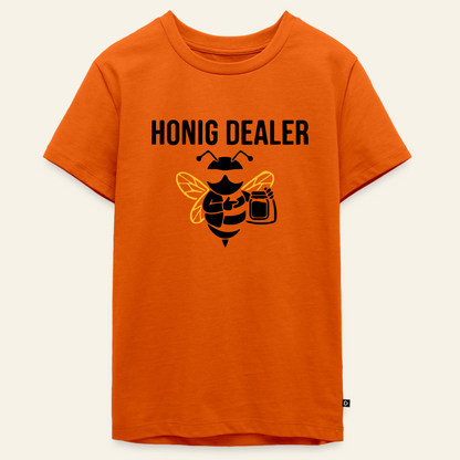 Honig Dealer Teenager T-Shirt in Orange – Vorderseite