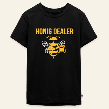 Honig Dealer Teenager T-Shirt in Schwarz – Vorderseite