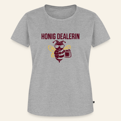 Honig Dealerin T-Shirt in Grau – Vorderseite