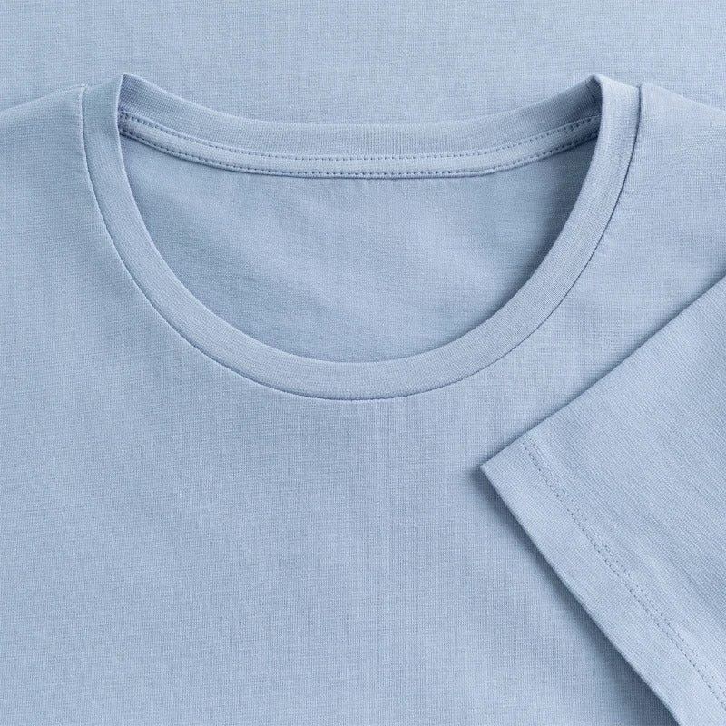 Honig Dealerin T-Shirt in Hellblau – Stoff im Detail