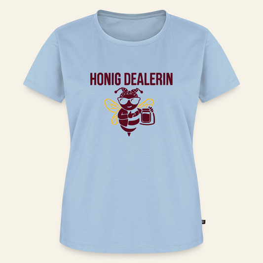 Honig Dealerin T-Shirt in Hellblau – Vorderseite