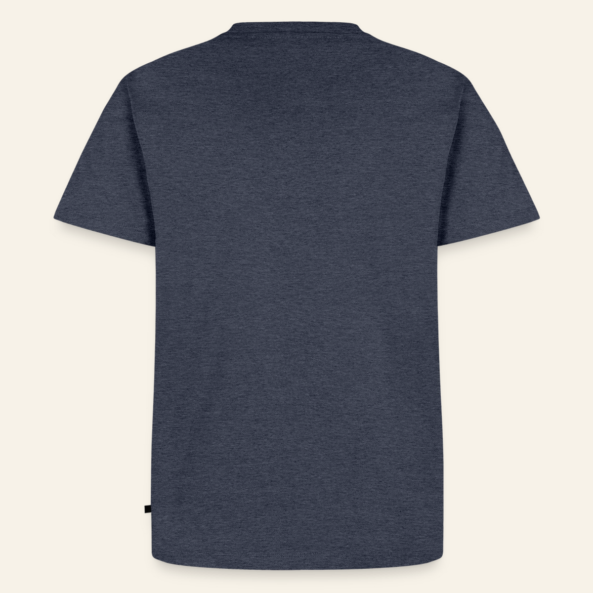 Honig Kartell T-Shirt in Jeansblau – Rückseite ohne Druck