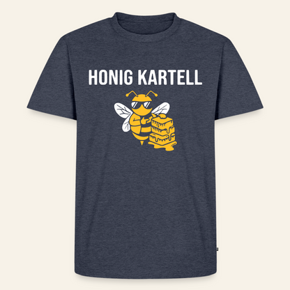 Honig Kartell T-Shirt in Jeansblau – Vorderseite