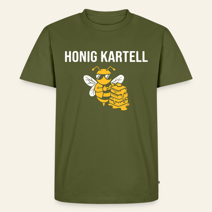 Honig Kartell T-Shirt in Khaki – Vorderseite