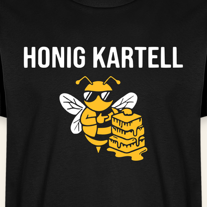 Honig Kartell T-Shirt in Schwarz – Druck im Detail
