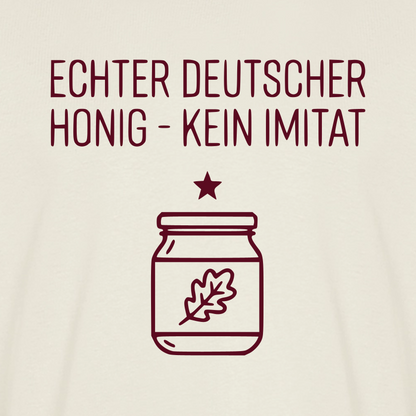 Honig Pur T-Shirt in Naturweiß – Druck im Detail