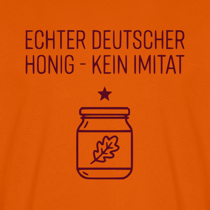 Honig Pur T-Shirt in Orange – Druck im Detail