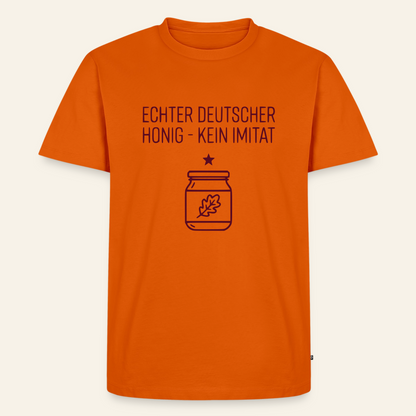 Honig Pur T-Shirt in Orange – Vorderseite